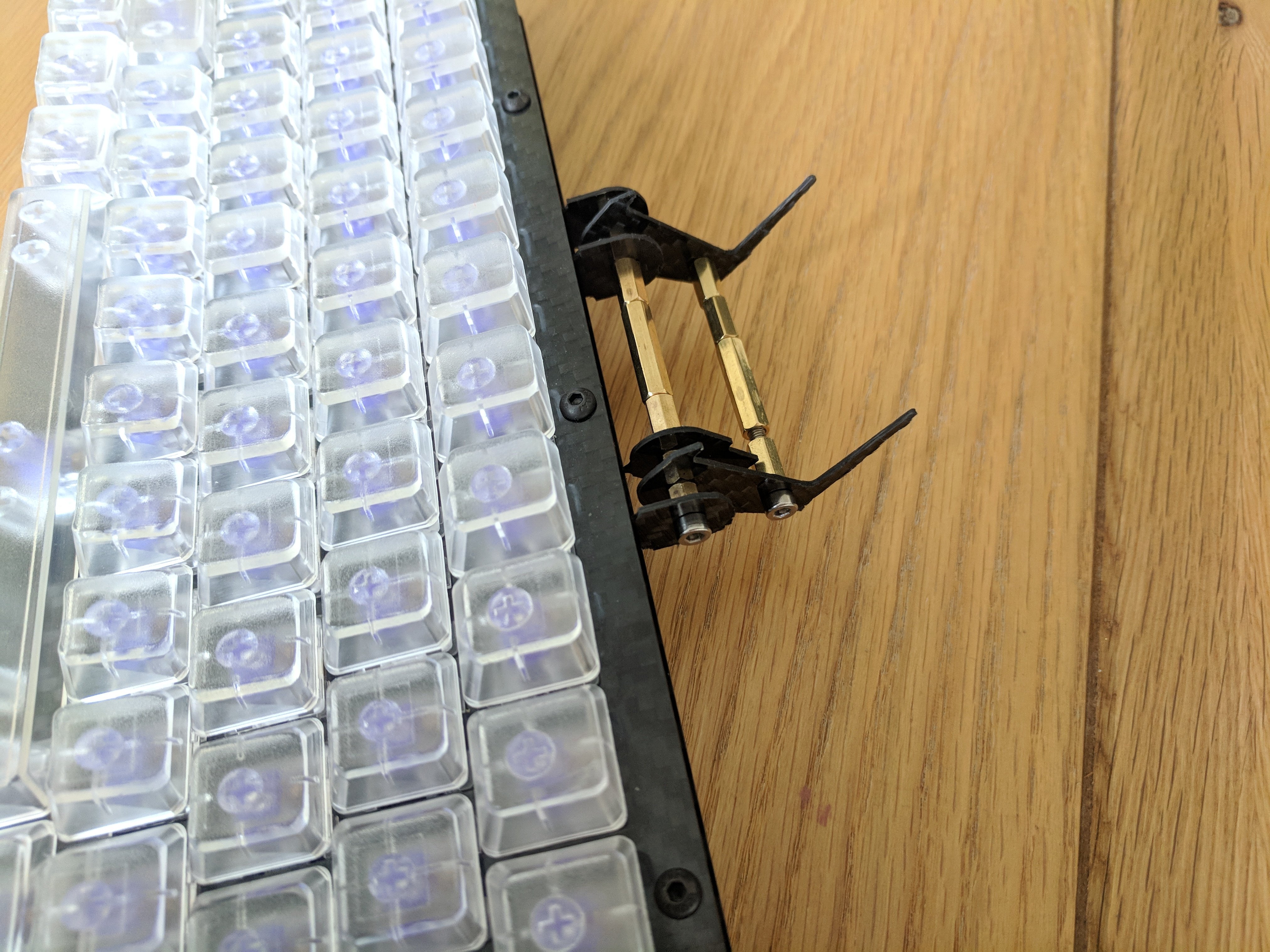 Custom mount for keyboard.